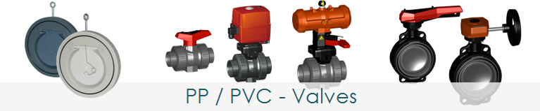 PP Valves, PVC Valves, Vinicky Armaturen